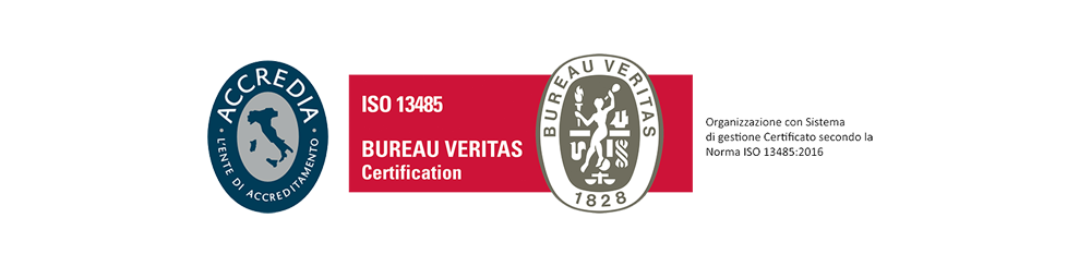 Certificazione rilasciata da BUREAU VERITAS